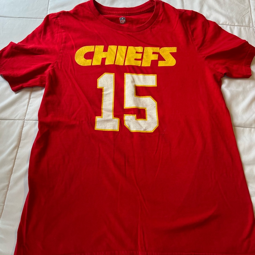 NFL Football Kansas City Chiefs Big Boys Youth Cotton Mahomes Tee